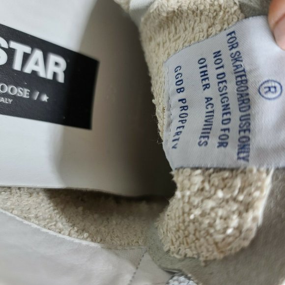 Golden Goose Size 40 Midstars BNIB White, Green Bronze Accents Retail 605 - Picture 9 of 12